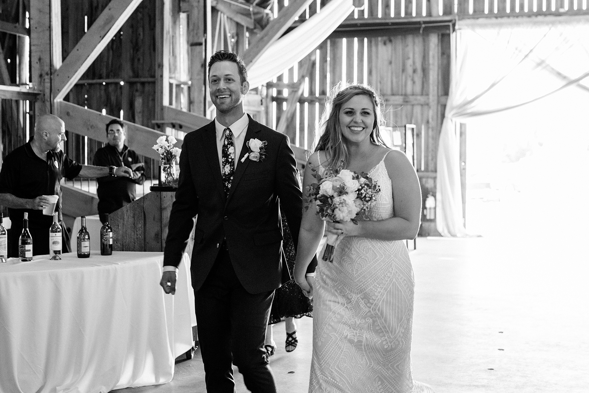 A sunny spring wedding at Shanahan’s Barn in Charlevoix, Michigan by Breanne Rochelle Photography.
