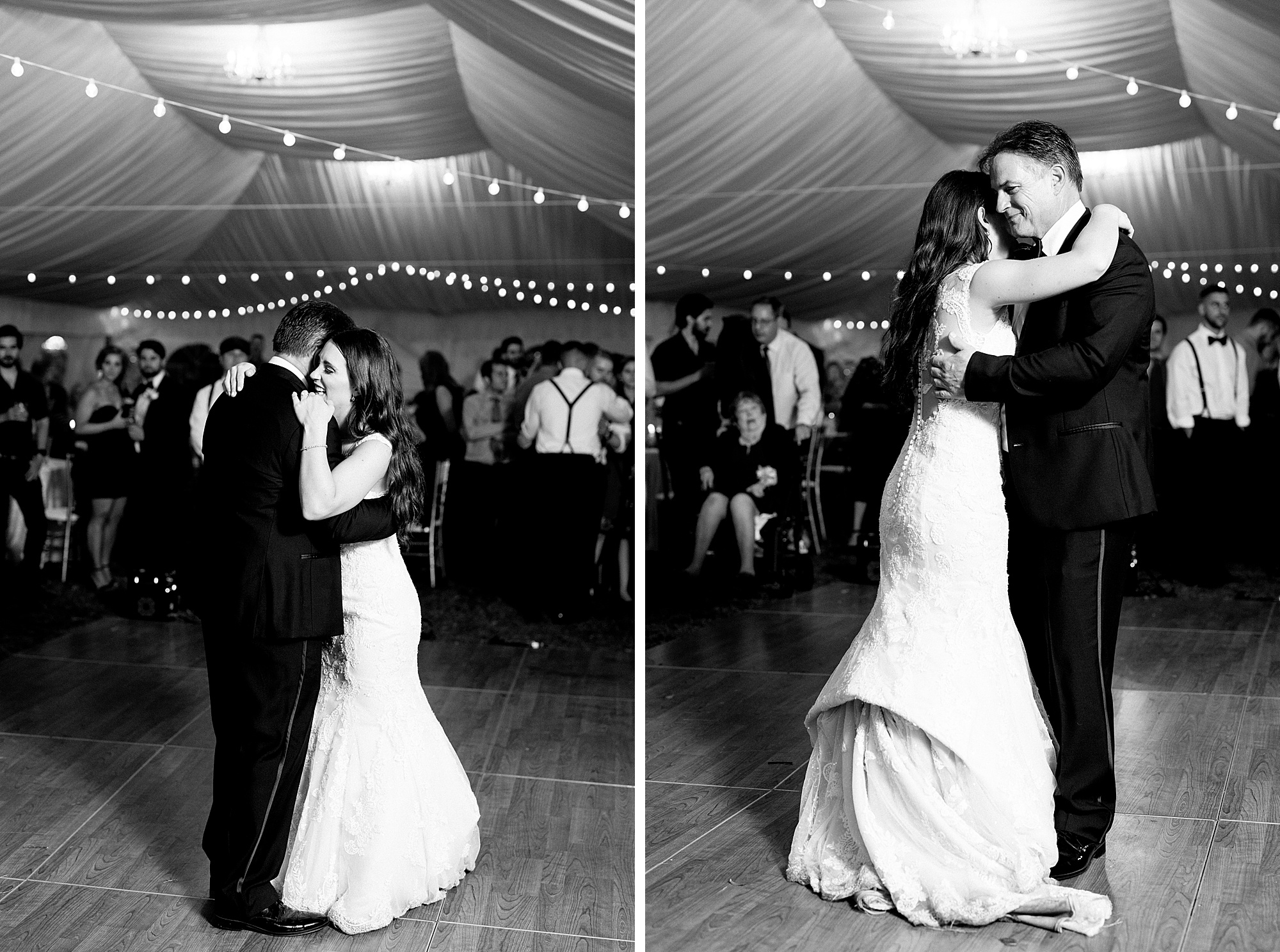 A classic black and cream Grosse Pointe Academy wedding with a tented reception in Grosse Pointe, Michigan by Breanne Rochelle Photography. 
