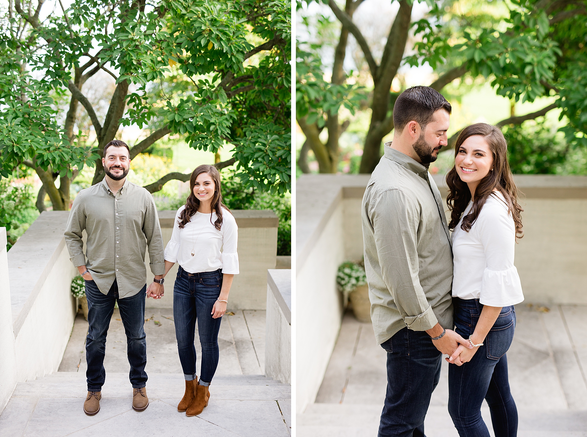 Fall Engagement Session at The War Memorial Grosse Pointe - Breanne Rochelle Photography