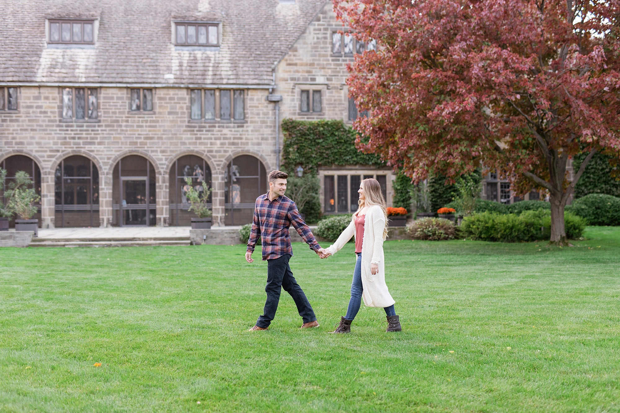 Engagement session at the Ford House in Detroit Michigan | Breanne Rochelle Photography