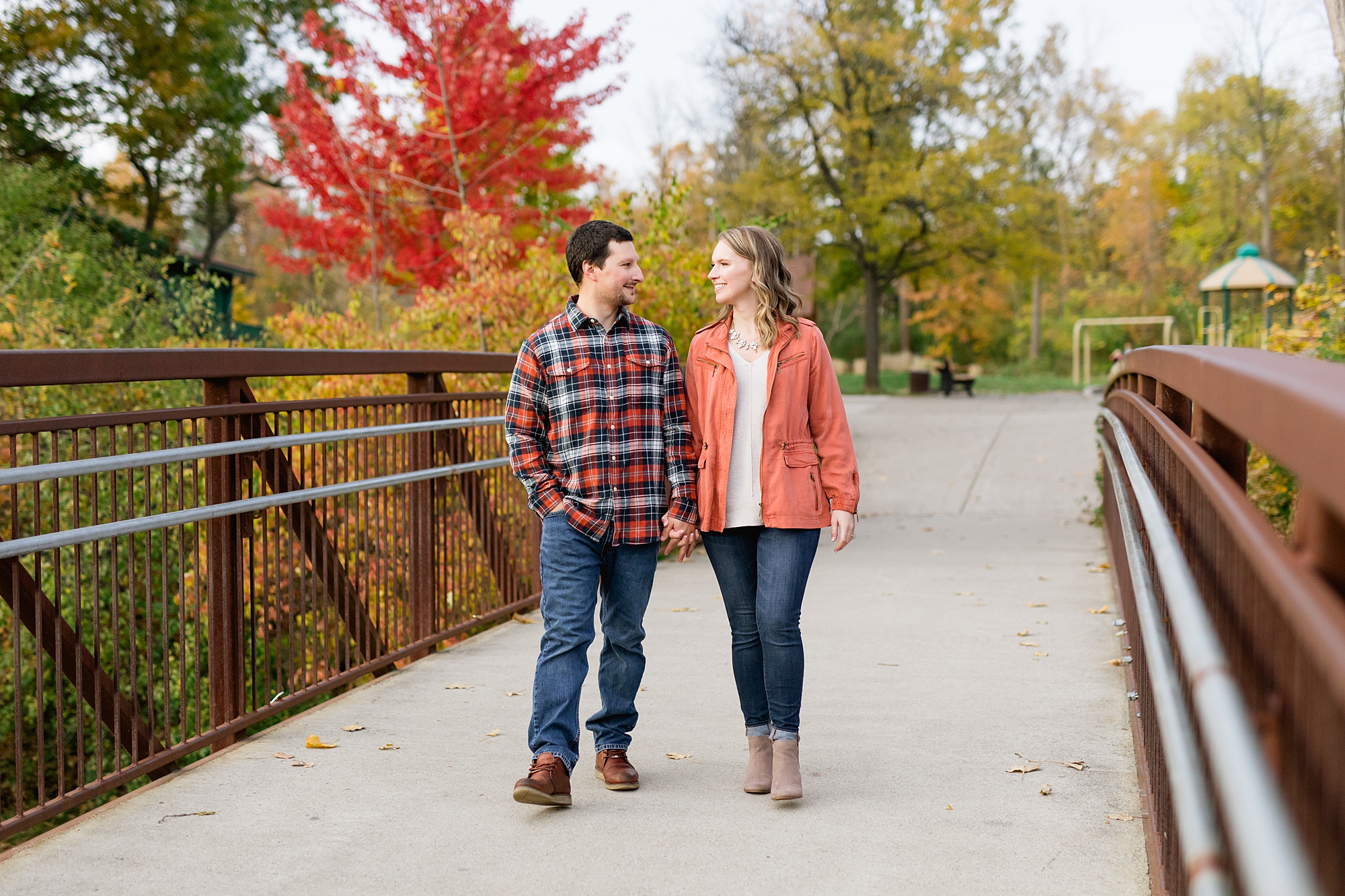 Couple engagement poses | Downtown Rochester | Breanne Rochelle Photography