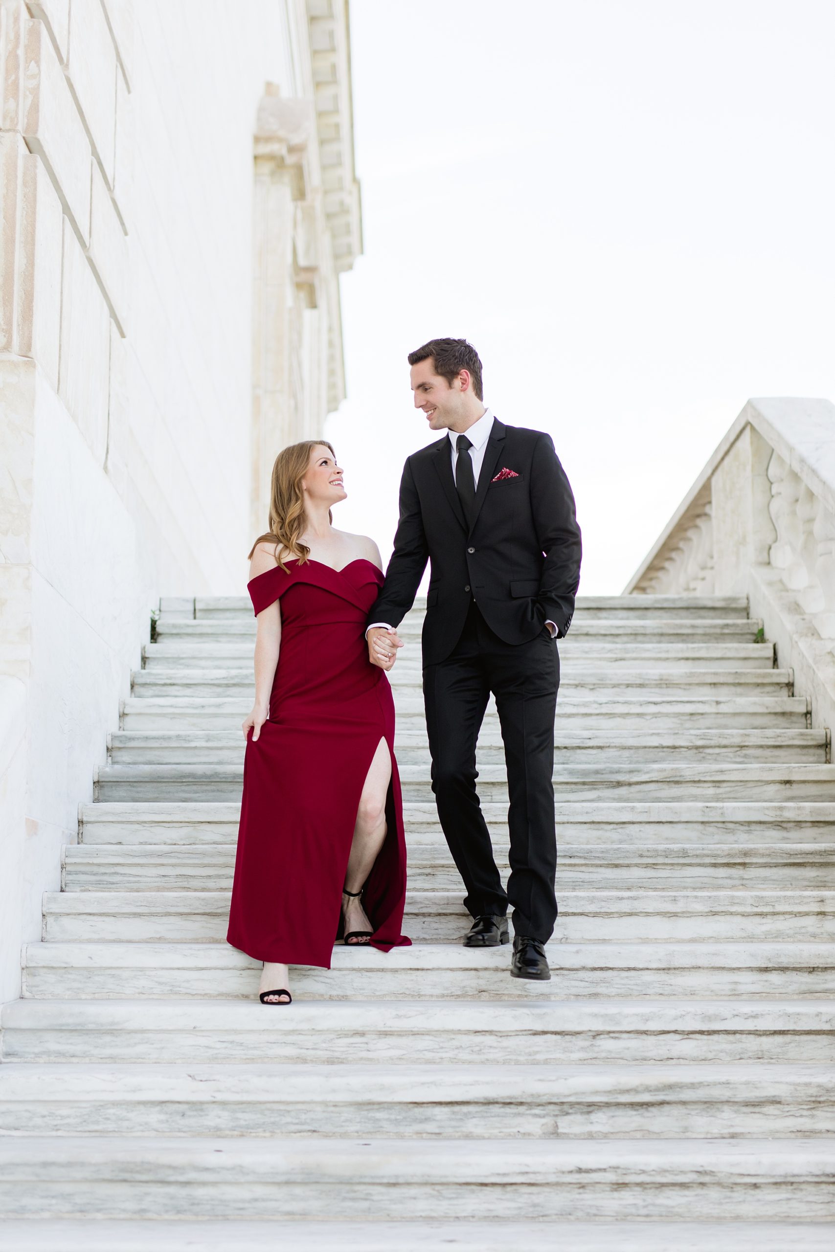 Formal wear engagement photos | Breanne Rochelle Photography