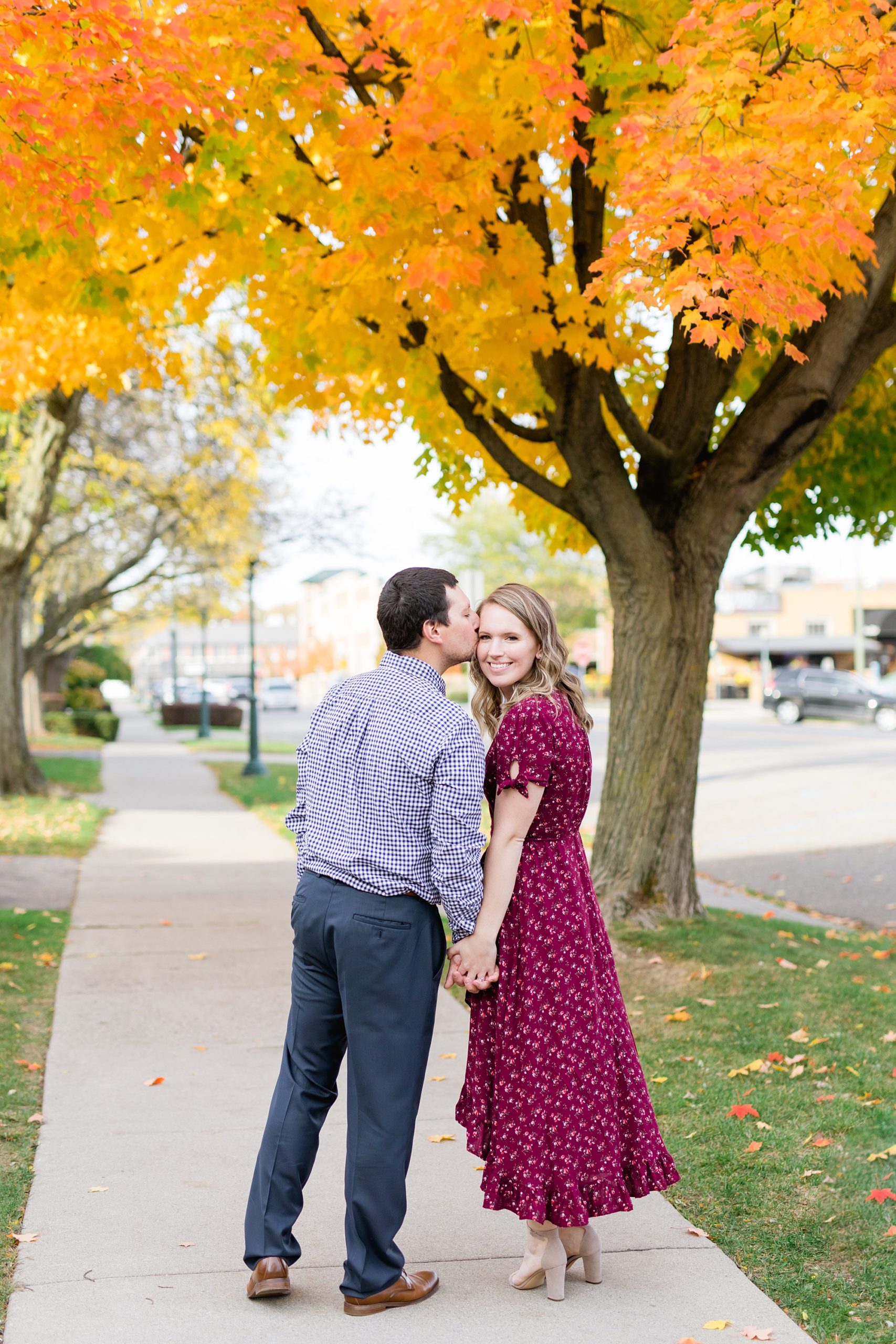 Beautiful downtown Rochester | Fall engagement session | Breanne Rochelle Photography