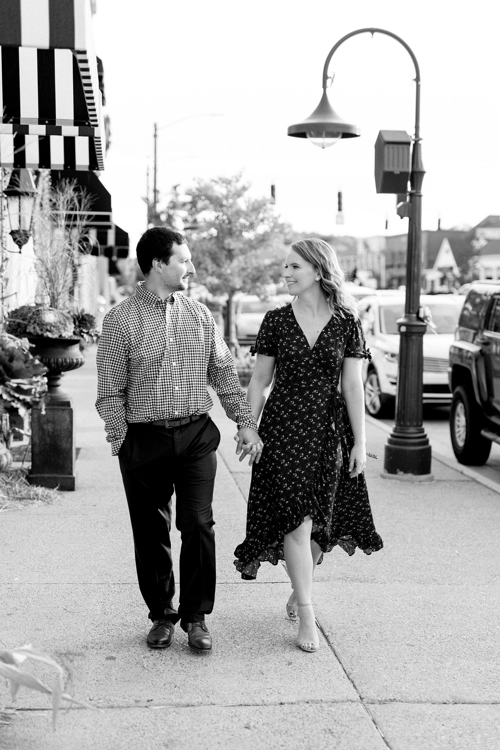 Dressy downtown engagement shoot | Rochester | Breanne Rochelle Photography