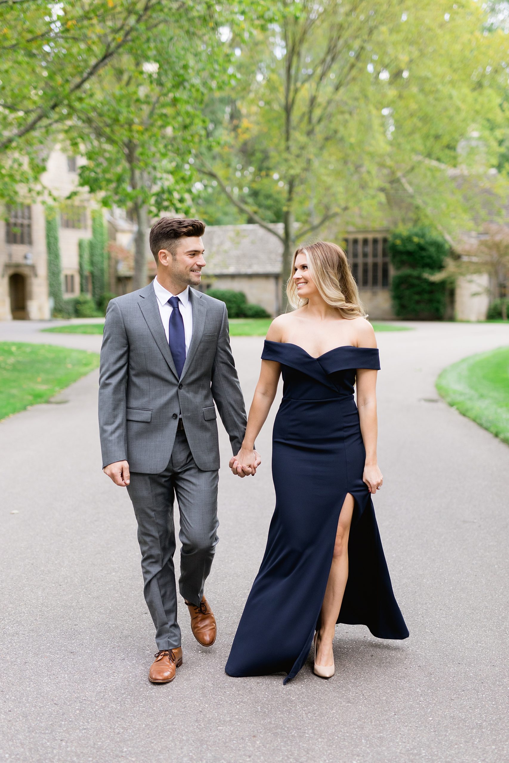 Formal Engagement Photos | Ford House Gardens | Breanne Rochelle Photography