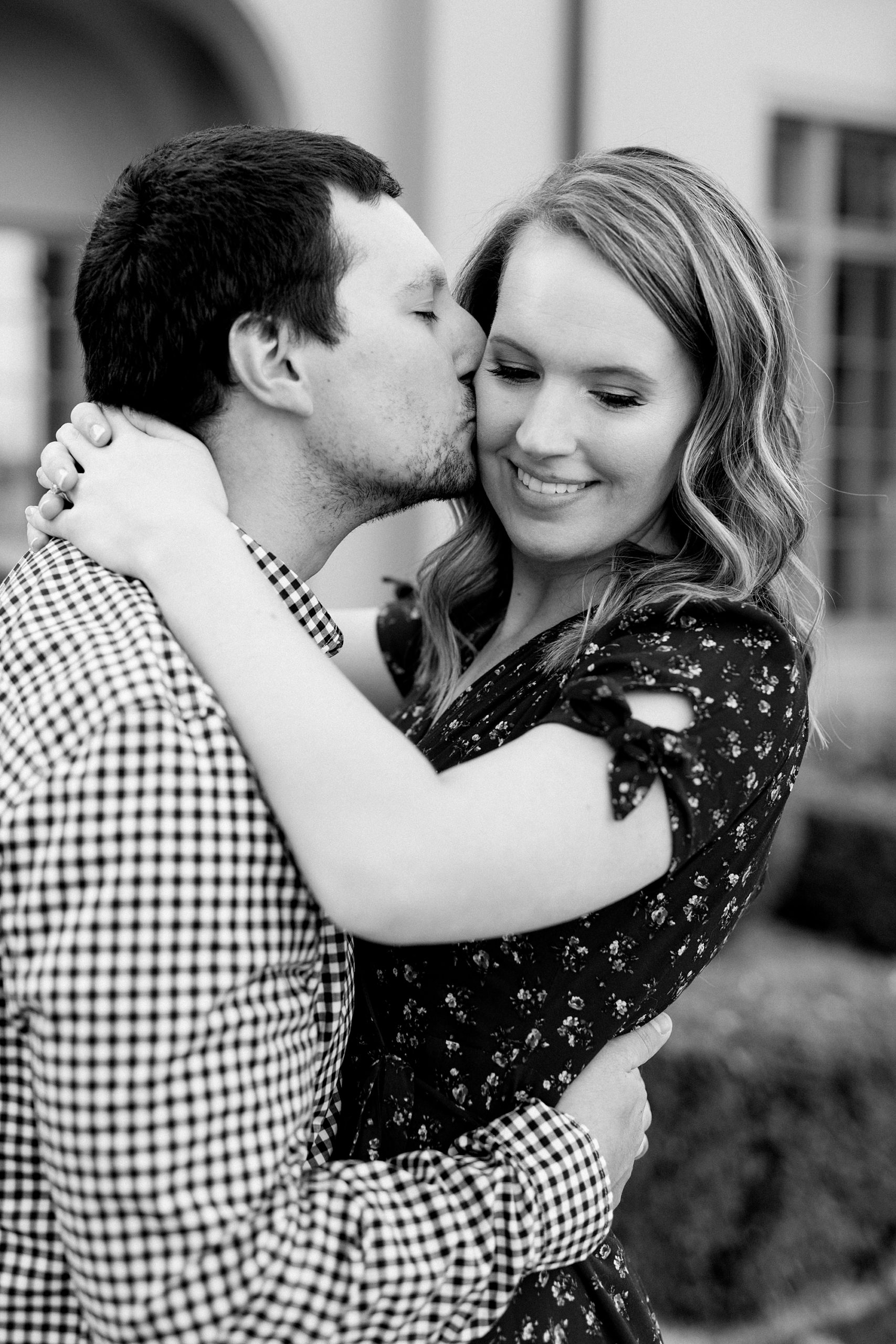 Kissing Poses for Engagements | Breanne Rochelle Photography