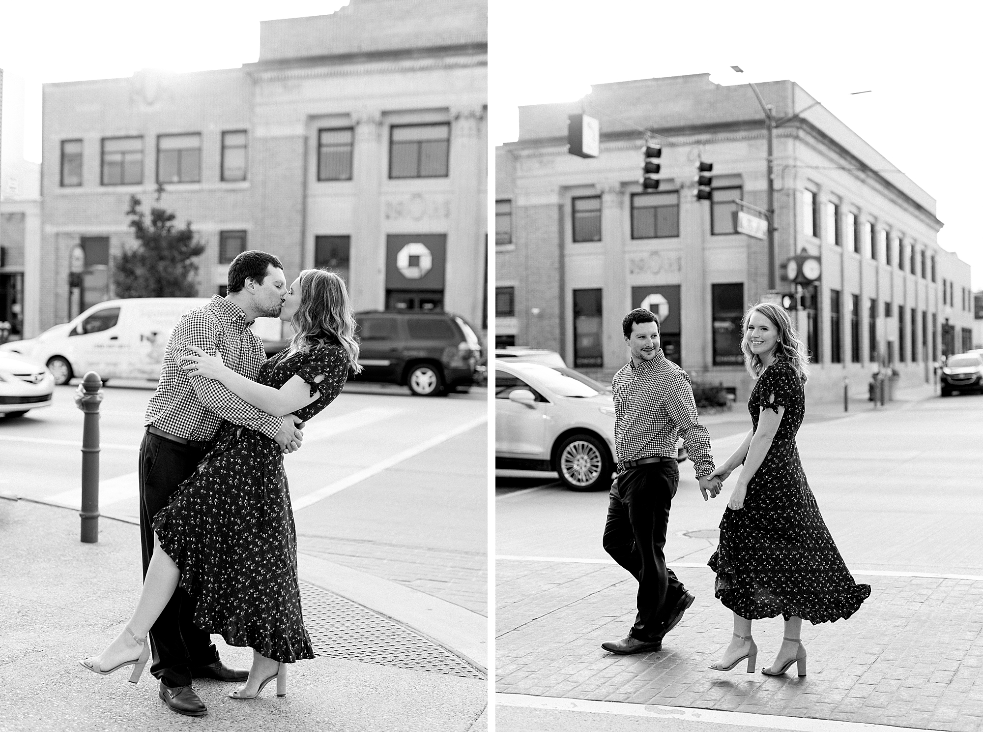Downtown Engagement Poses | Breanne Rochelle Photography