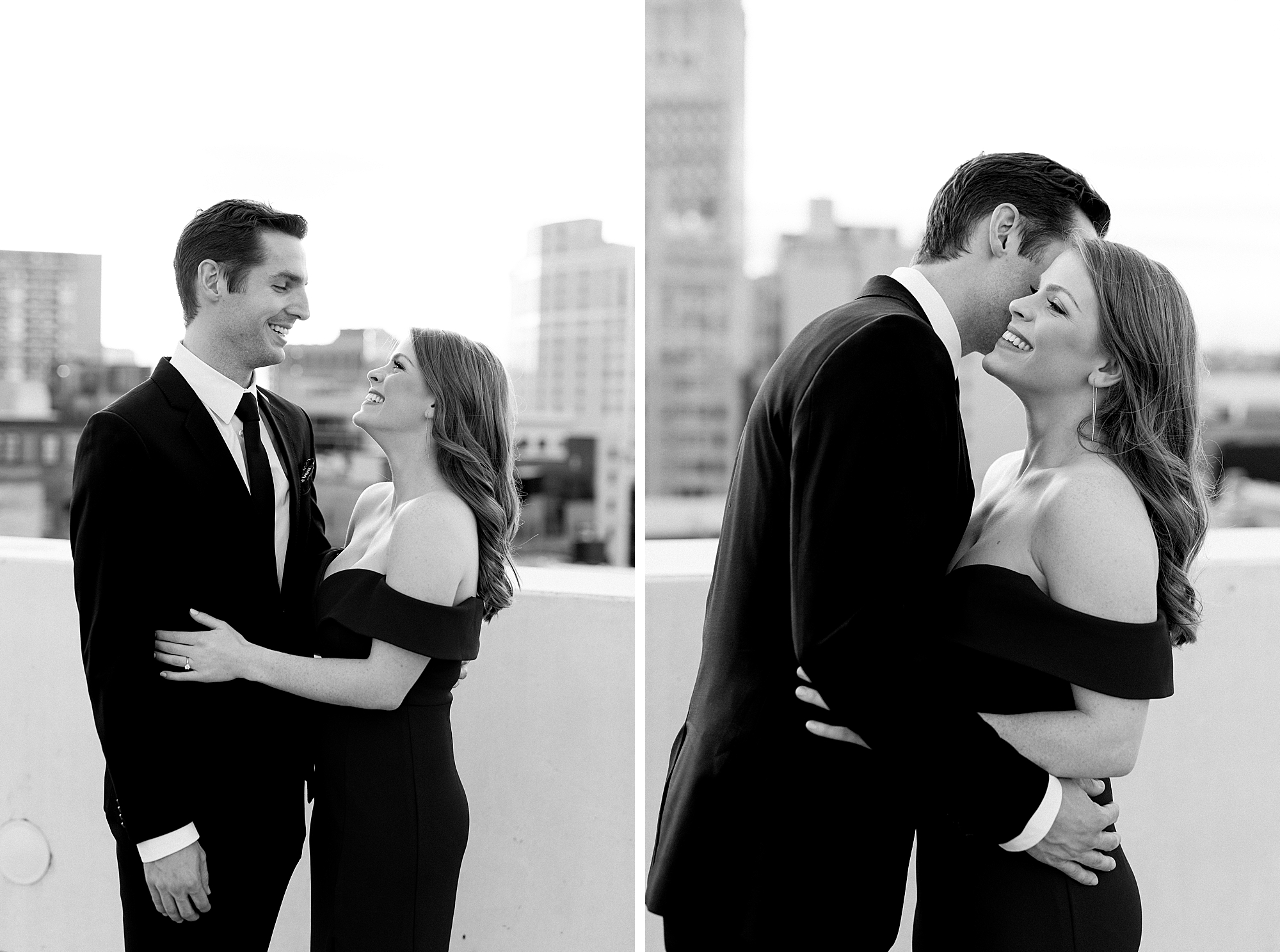 Rooftop engagement photos | Breanne Rochelle Photography