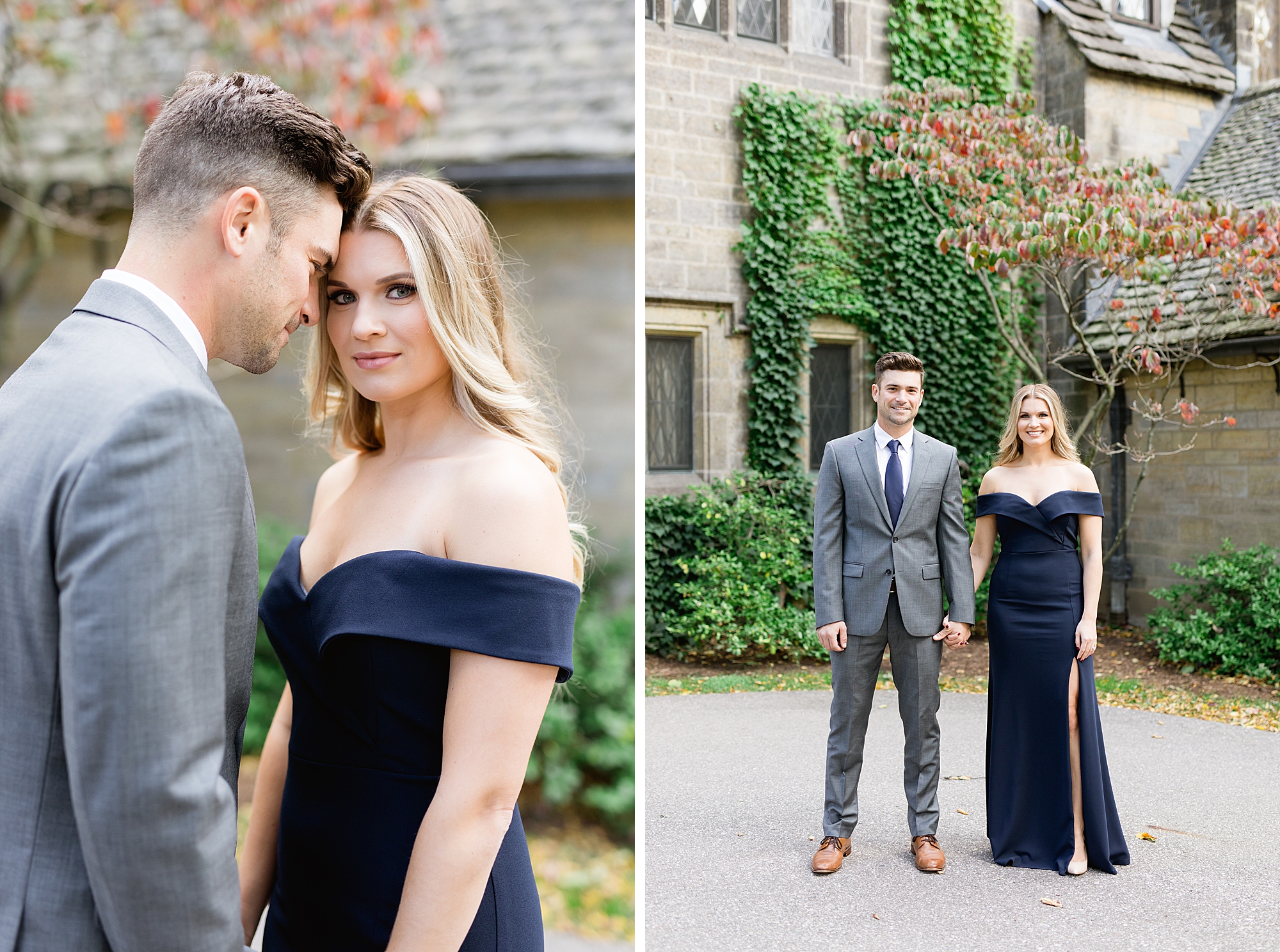 Formal fall photos at the Edsel & Eleanor Ford House | Breanne Rochelle Photography