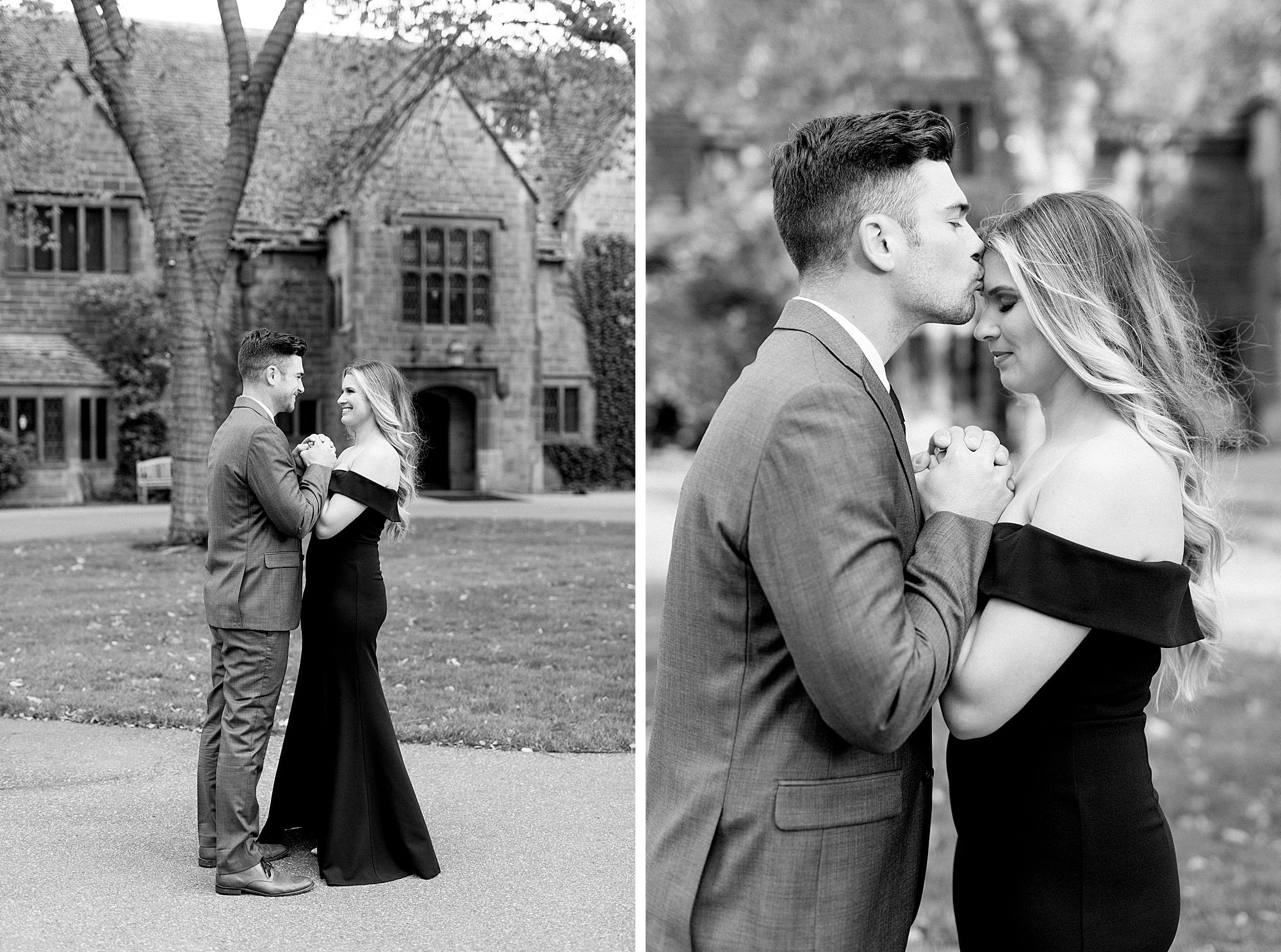 Elegant Engagement at the Ford House | Breanne Rochelle Photography