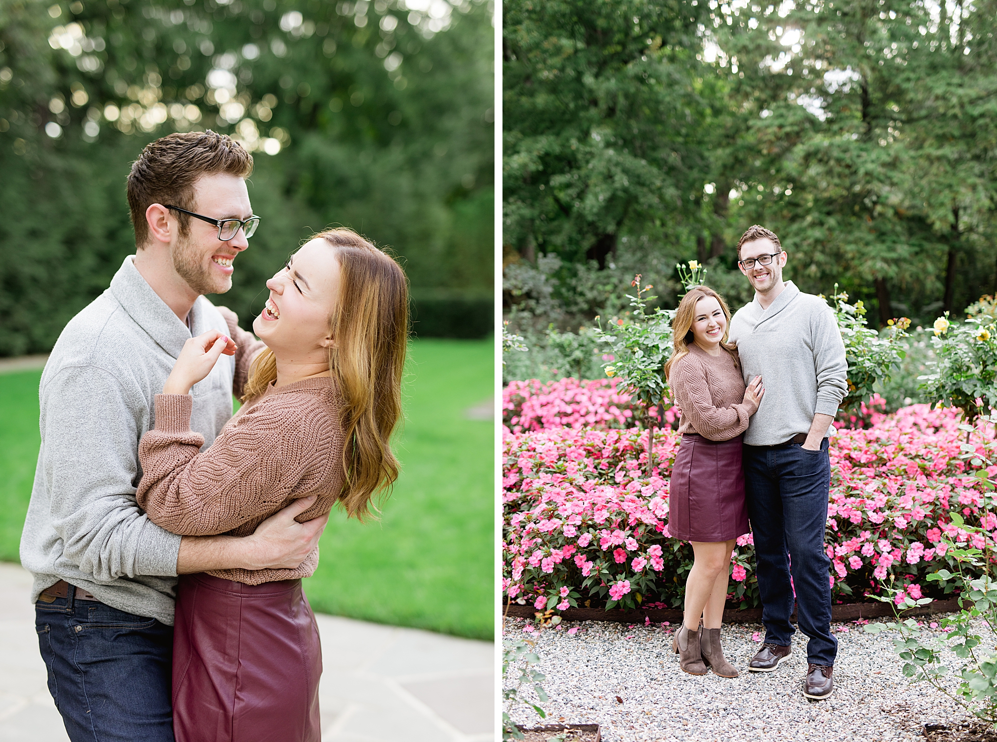 Couple Engagement Shoot at the Ford House in Grosse Pointe Michigan by Breanne Rochelle Photography