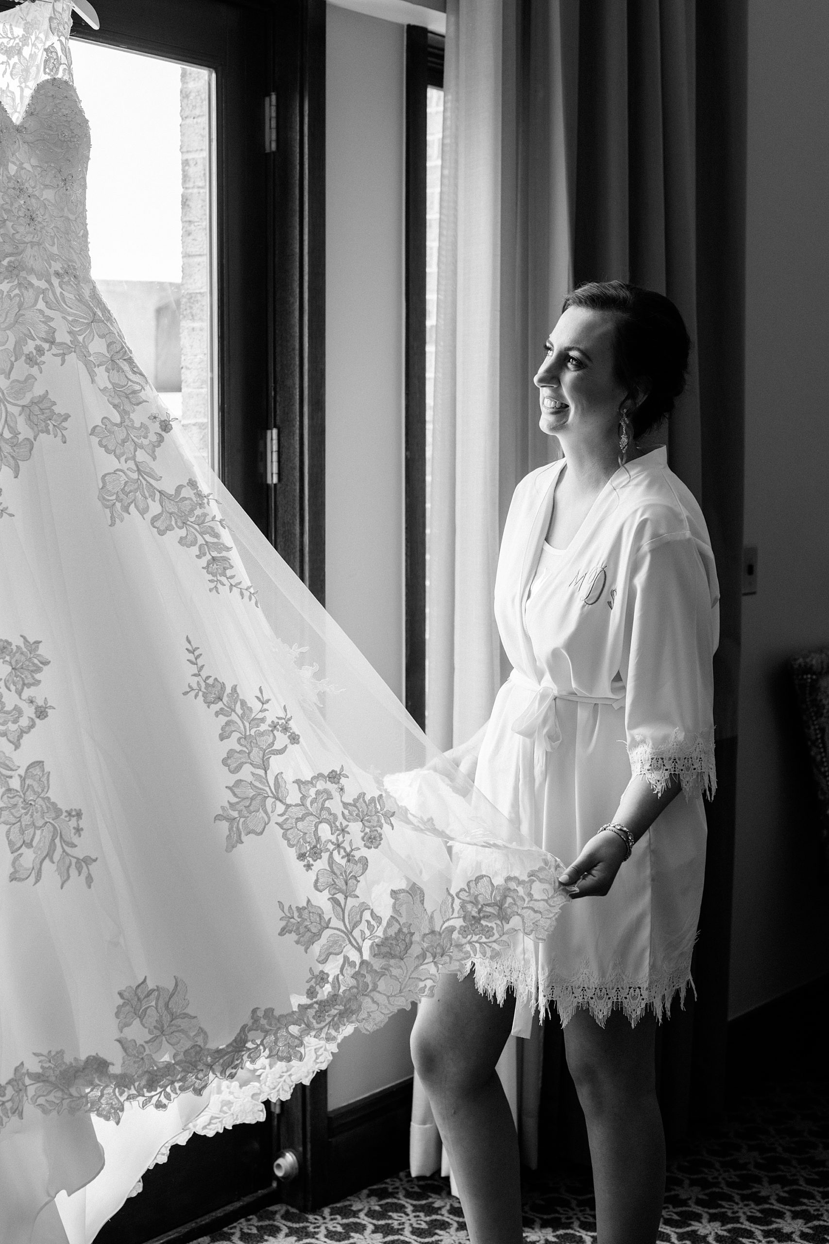 A romantic spring Michigan Inn at St. John’s wedding by Breanne Rochelle Photography.