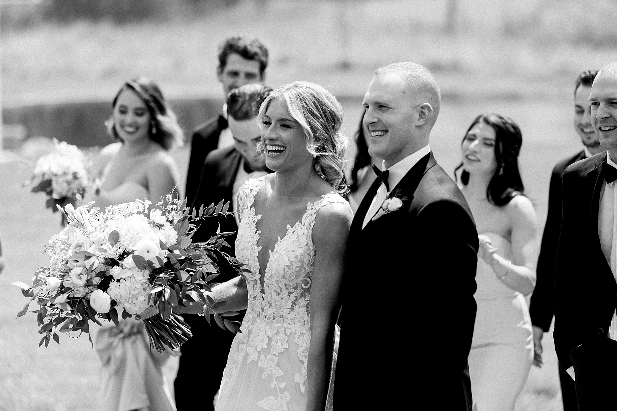 A romantic late Spring wedding at The Oakley in Holly, Michigan by Breanne Rochelle Photography.