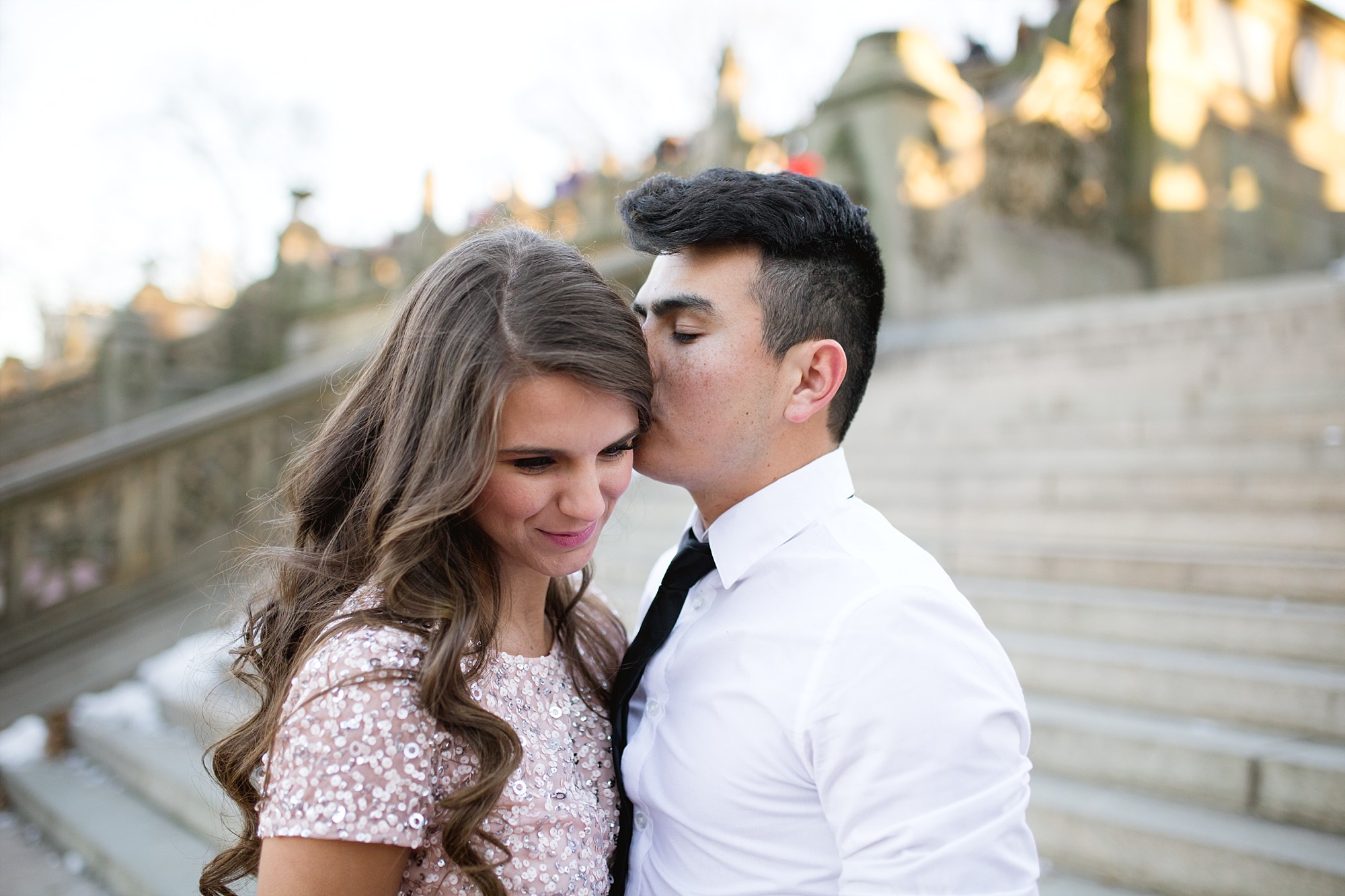 A Winter Anniversary Session in Central Park, NYC - Manhattan by Breanne Rochelle Photography.