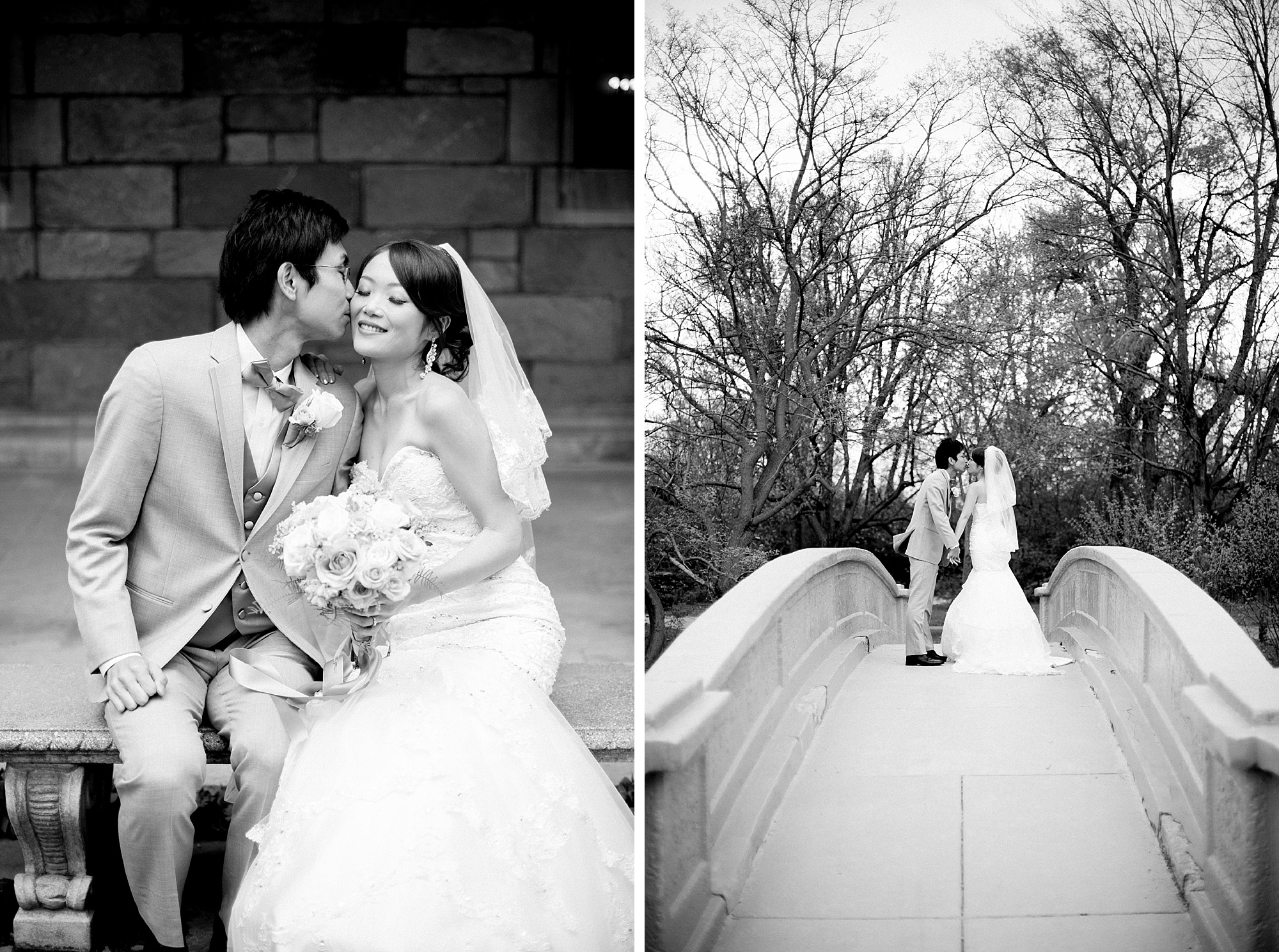 An elegant spring wedding at University of Michigan in Ann Arbor, Michigan by Breanne Rochelle Photography.