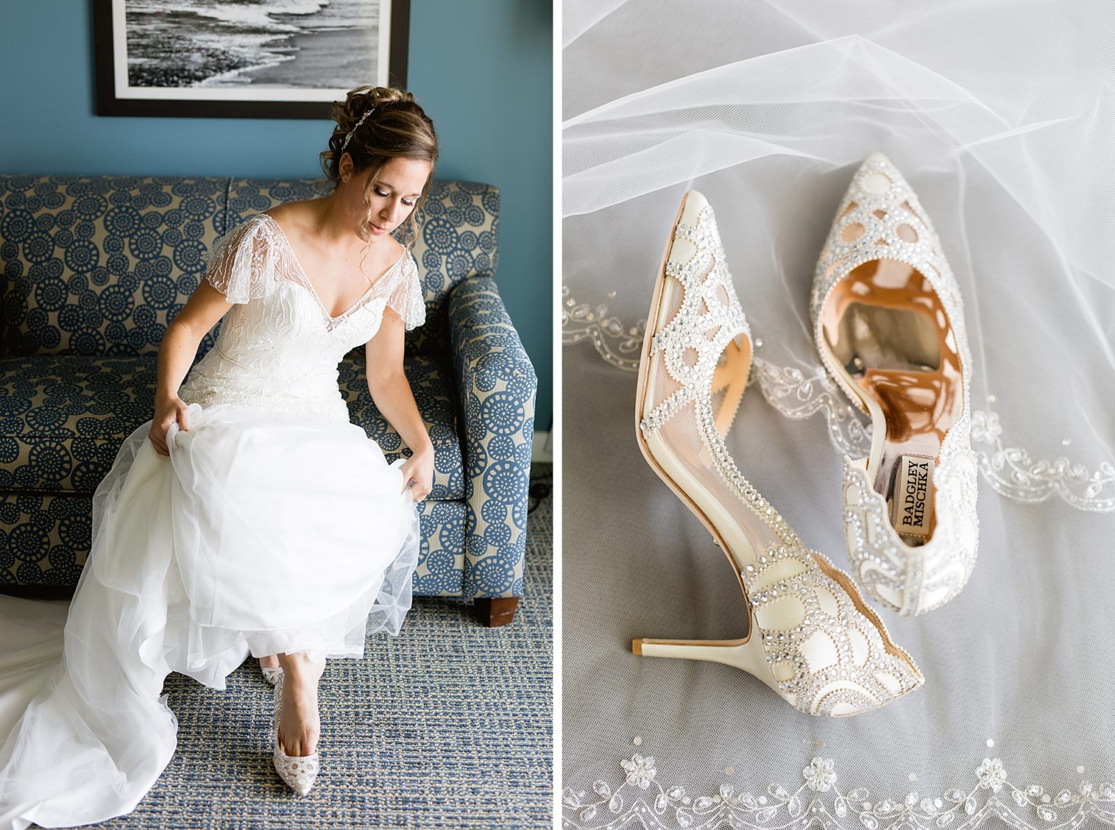 Liz & Dan | Romantic Summer Inn at Harbor Shores Wedding in St. Joseph ...