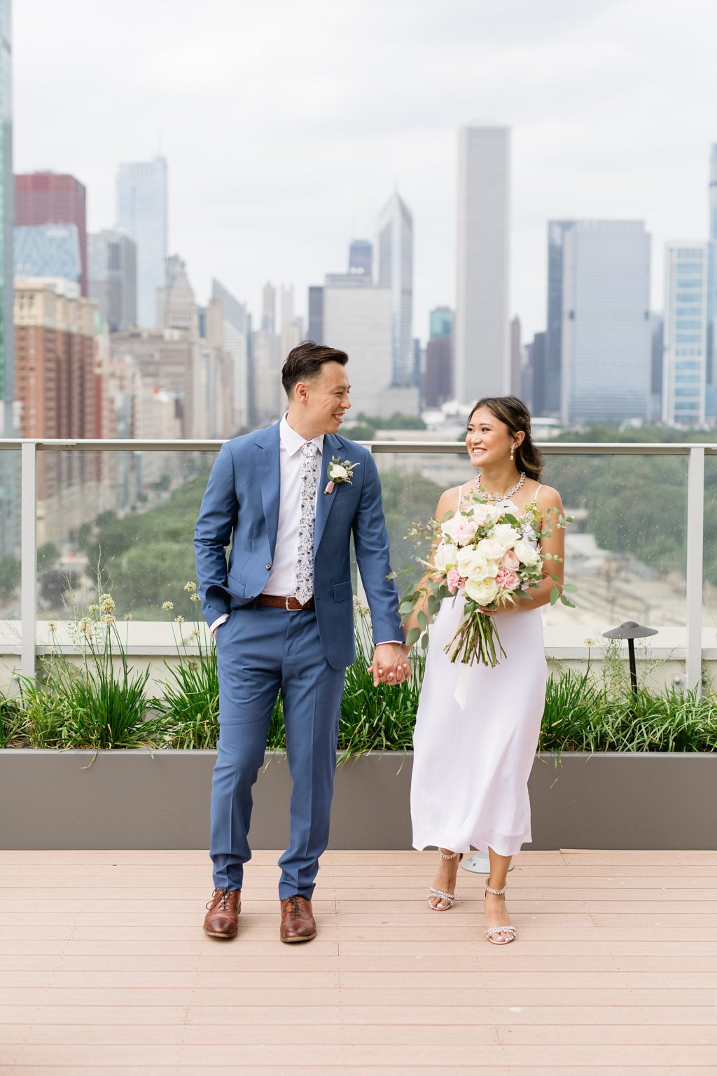 April & Thomas | Chic Downtown Chicago Elopement at the Thompson ...