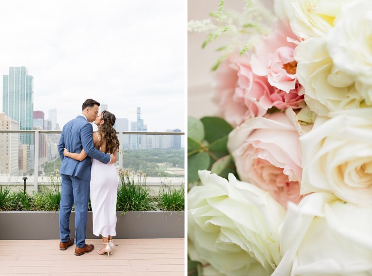 April & Thomas | Chic Downtown Chicago Elopement at the Thompson ...