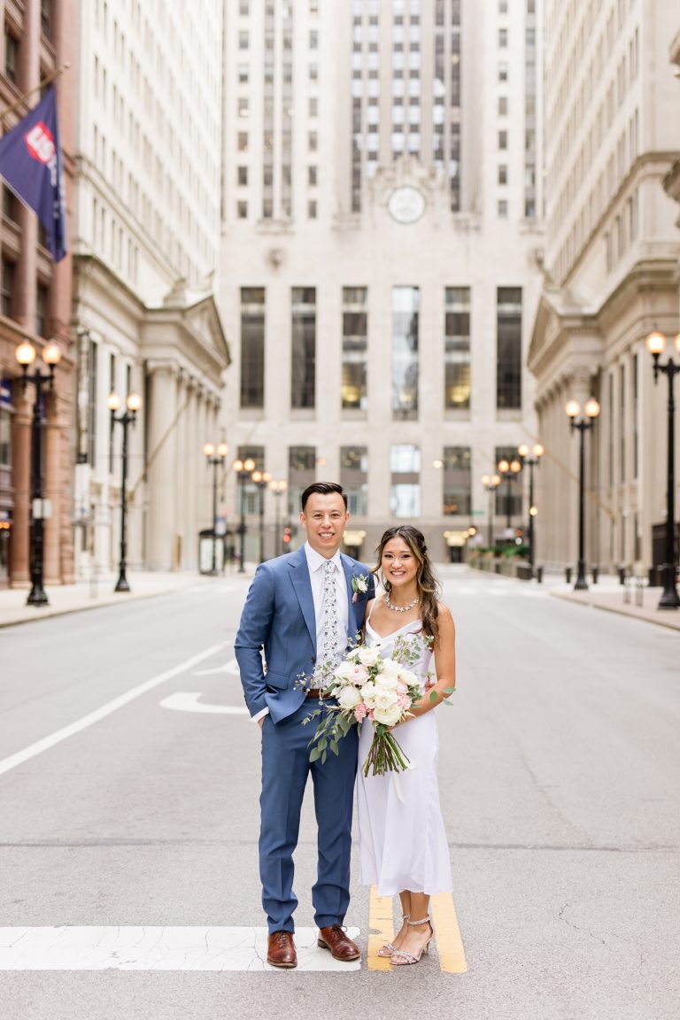 April & Thomas | Chic Downtown Chicago Elopement at the Thompson ...